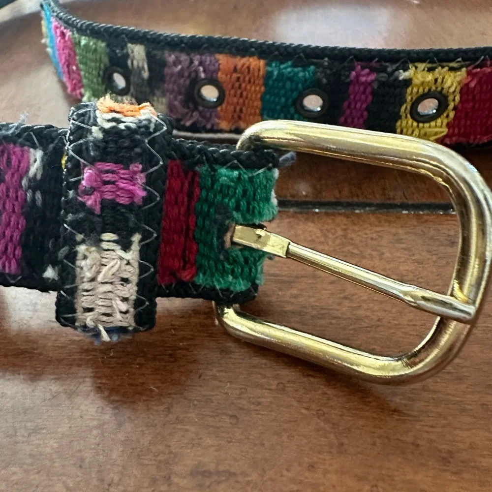 Capezio woven cloth belt